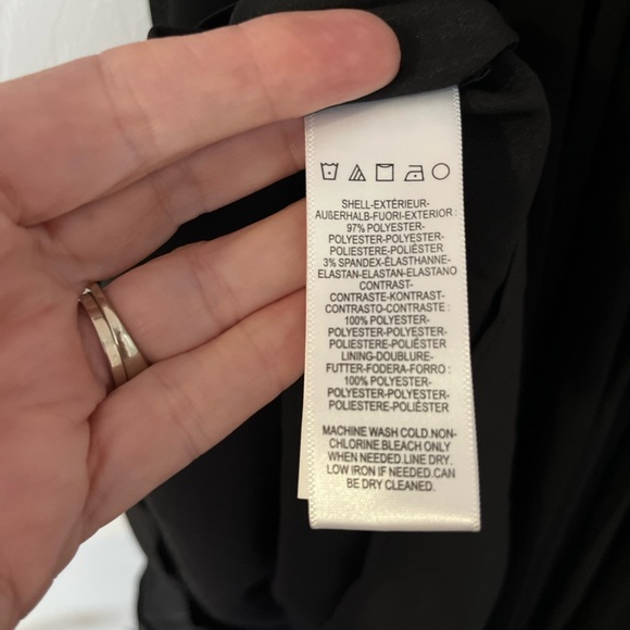 Dress the Population Black Fit & Flare Midi Dress NWT Size Small - Picture 10 of 13